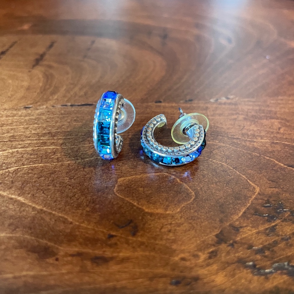 Brighton Multi Blue Stone Earrings